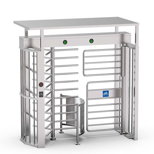 Qualica-RD-409-FS-torno-altura-completa-con-carril-peatones-y-puerta-bicicletas